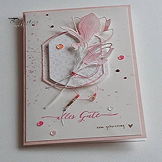 Цветок металлический трафарет DIY скрапбук тиснение бумажные карты ремесло перфоратор трафарет