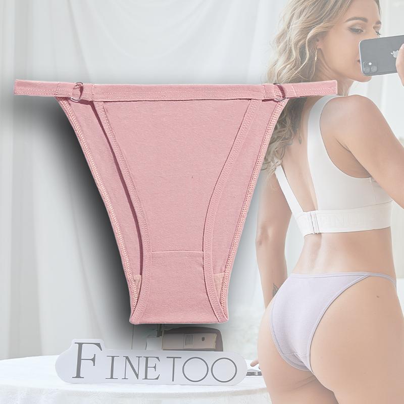 Sexy Women Briefs Cotton Panties Low Rise Solid Color Underwear Thin Waist Design Underpants Sweet Female Soft Intimate Lingerie
