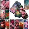 Soft Cover for Apple iPhone 17 Pro XS Max Air 6 7 8 Plus 5 + SE 2022 SE2 16E Casing Phone Case Poppy Flower Bloom Fashion