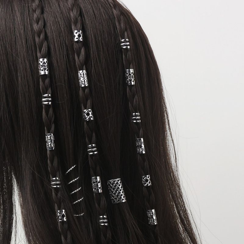 Music Festival Dreadlocks Ring Sexy Headdress Fashion Personalized Headdress Wig Dreadlocks Decoration Hair Clip Hair Ring Hip Hop Headdress