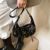 Fashion niche straps dumpling bag women's 2025 new popular versatile shoulder messenger bag commuter armpit bag