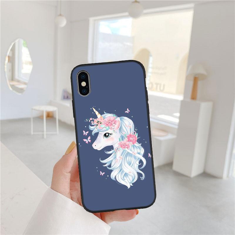 CJ103 Unicorn Cute Soft Shell Phone Case for OPPO A40 A60 A80 A15 A16 A16K A12 A17 A17K A54 A54S A53 A53S A55 A56 A57 A98 F23