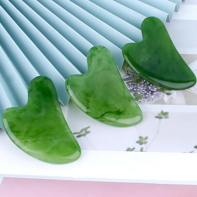 Natural Resin Gua Sha Scraper Board Massage Jade Guasha Stone Wrinkle Remo';x