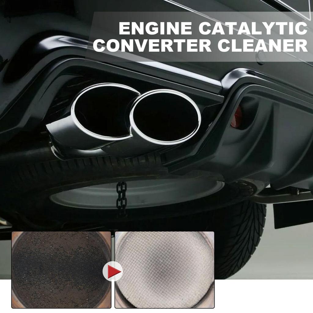 RAYHONG Очиститель каталитического нейтрализатора двигателя Удаление и очистка углерода Очиститель выхлопных газов двигателя