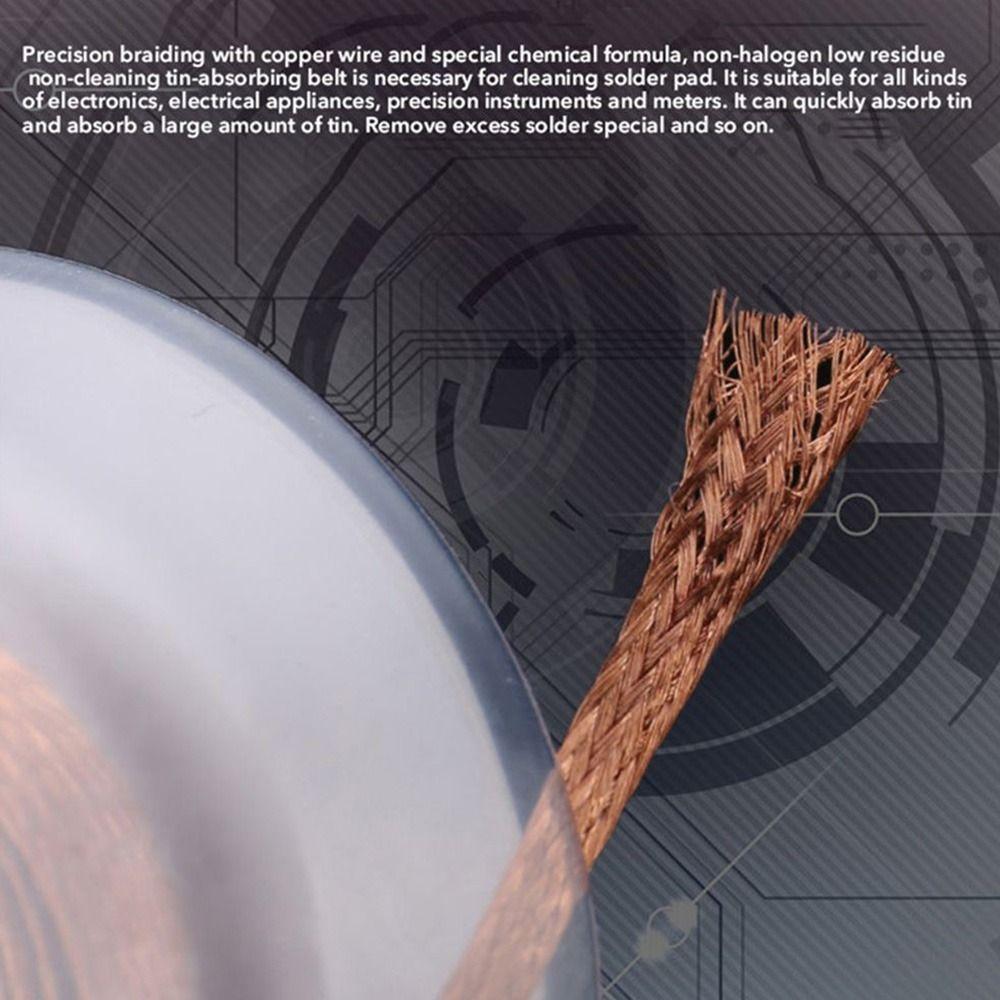 Cleaning Tool Welding Desoldering Braid Tape Soldering Wick Tin Solder Removal Copper Solde Wire