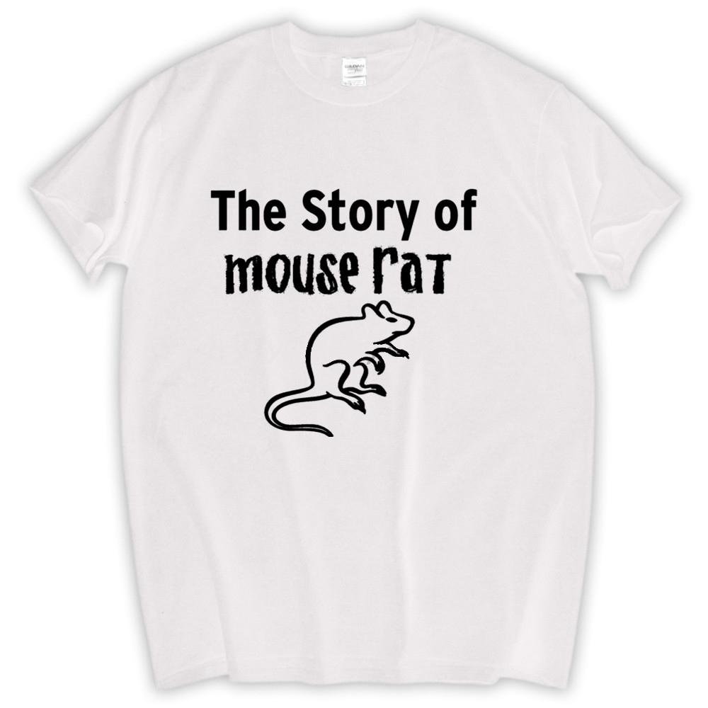 Parks And Recreation Mouse Rat Licensed Adult T Shirt male cotton tops brand summer tees
