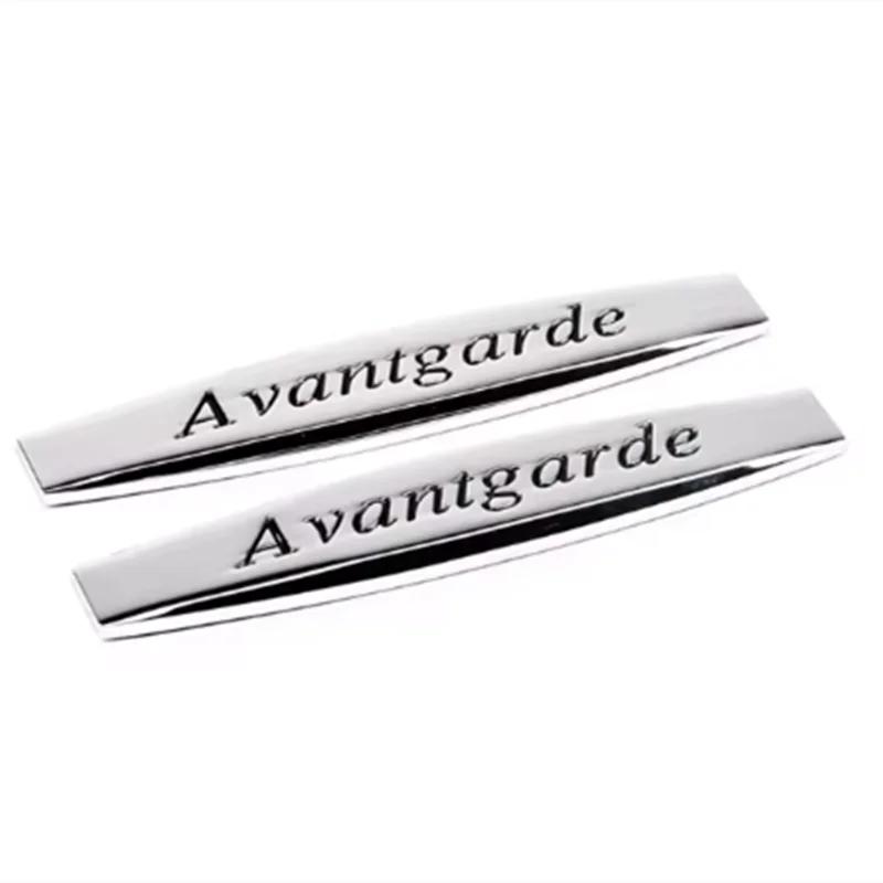 KKHYM1 For Mercedes Benz W210 W124 W204 W203 W168 AMG CLS GLA ML CLK ELEGANCE Logo Car Sticker Fender Styling Metal Decal Emblem Badge