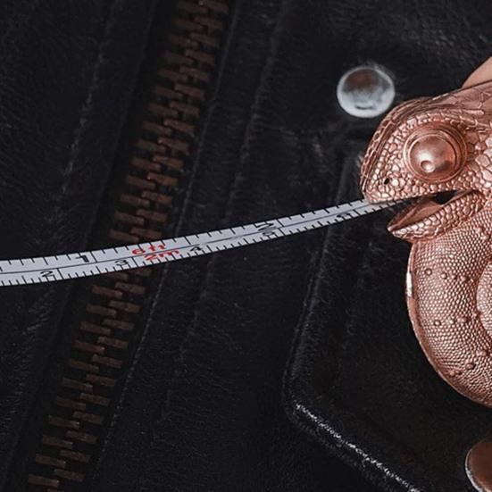 1/2Pcs Alloy Chameleon Retractable Tape Measure Portable Soft Flexible Measuring Tape Tailor Sewing Cloth Weight Loss Body Measurement Tape Ruler