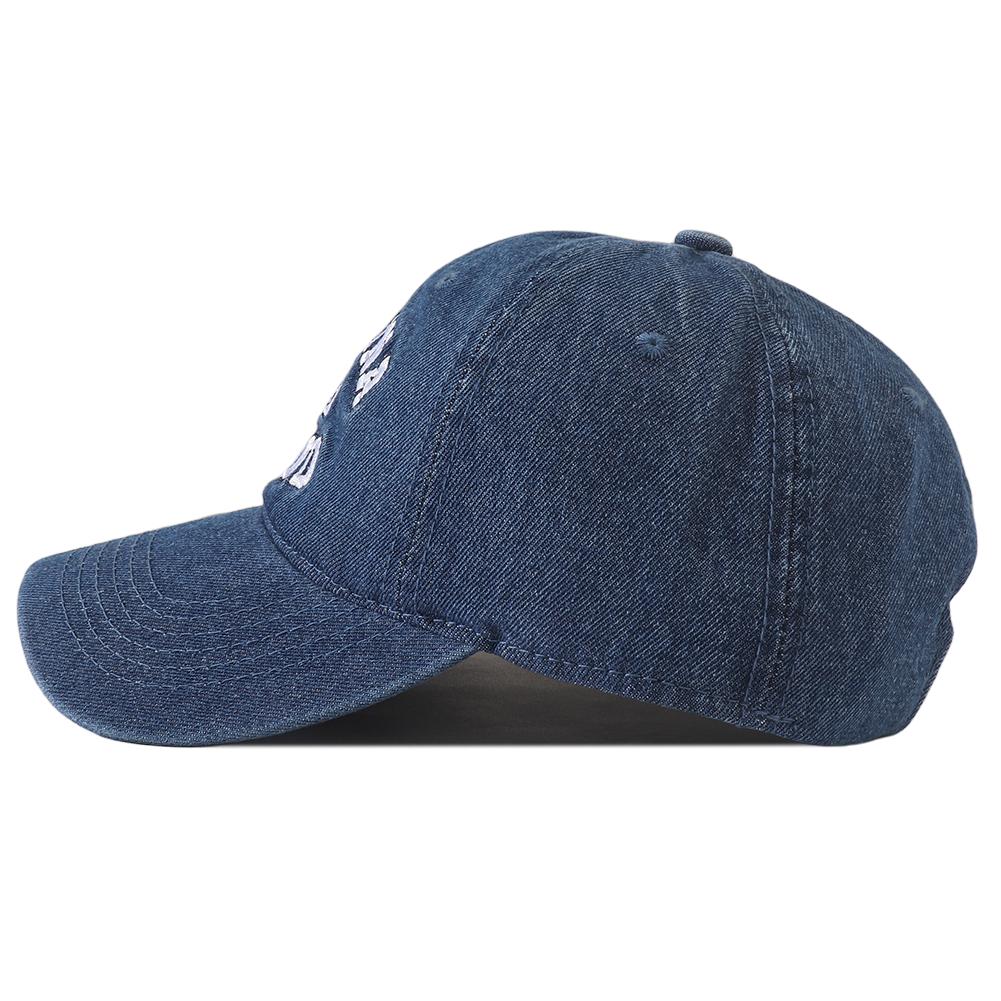 Верхняя Мягкая Хлопковая Кепка Snapback Регулируемая Прошитая Стежки Вышитые Буквы Алфавит Ей Ему Для Женщин Мужчин Кепка Бейсболка Джинсовая Винтажная Новая