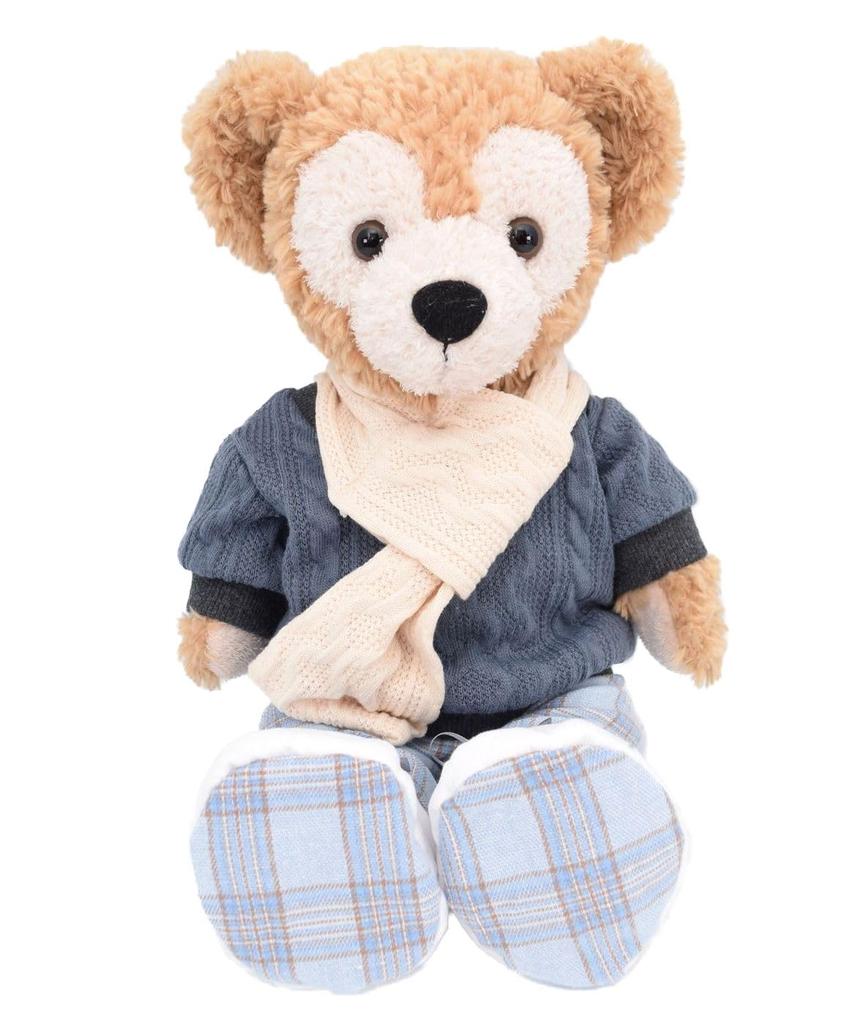 Teddy Bear Online Store Alice Duffy Outfit Costume with Scarf and Sweater Coordinate Size S No.3 (No Body)