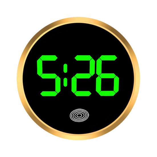 Автомобильные цифровые часы на приборной панели, автомобильные часы со светодиодным дисплеем времени, сенсорные часы для автомобиля, наклейка на часы для приборной панели автомобиля