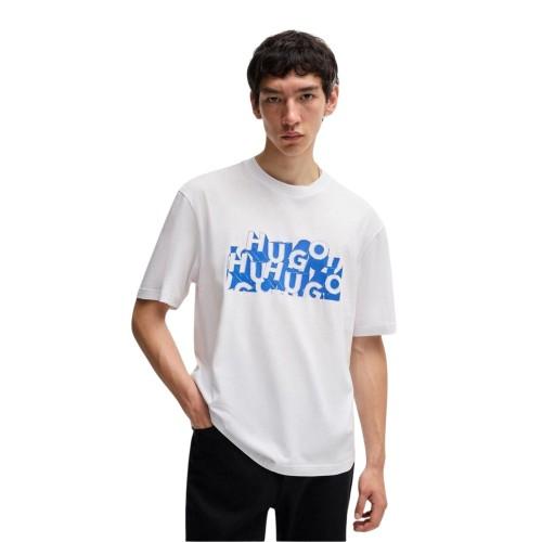 Hugo Mens Repeat Logo Regular T-Shirt