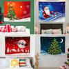 Christmas Printed Tapestry, Christmas Tree Background Cloth, Ins Wind Hanging Cloth, New Year Room, Dormitory Decoration Cloth, Wall Cloth