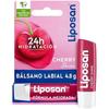 Lip Balm - LIPOSAN - Liposan Cherry Shine - Cherry Scent - 24h Hydration - Shiny Red Tint
