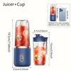 A Portable Small Charging Juicer Household Multifunctional Juicer Very Suitable for Carrying Smoothies and Fresh Juices With