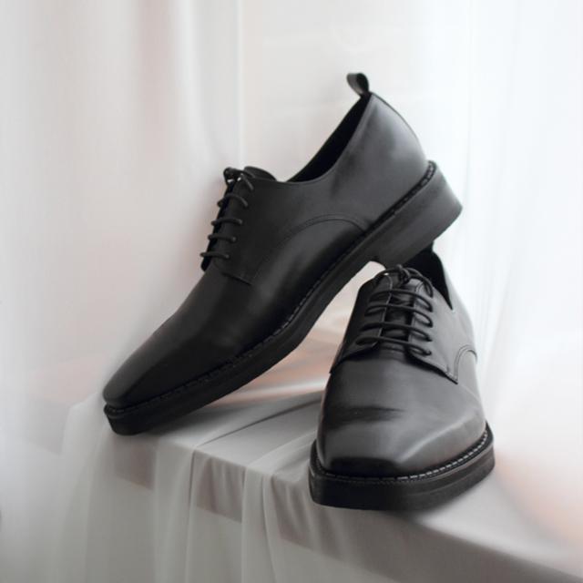 Jam'T Noor - Bk Square Toe Derby Shoes