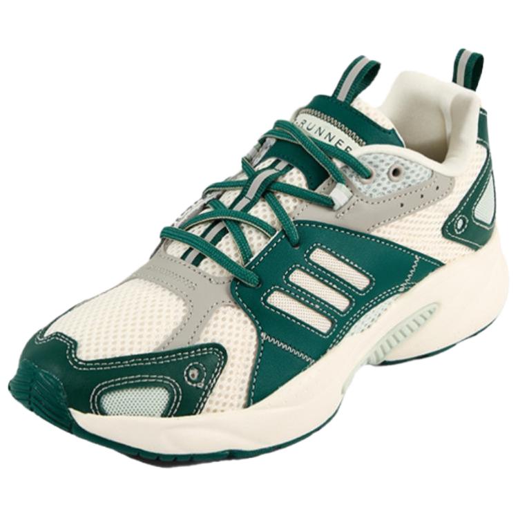 adidas JZ Беговые кроссовки с амортизацией, нескользящие, ударопрочные, низкие, женские, бежево-зеленые JS2816