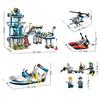 Military Series Police Rescue Plan Helicopter Building Blocks Model Brick Toy Kids Toy Gift
