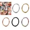Steel Nose Piercing Piercing Hoop Hypoallergenic Nose Ring Lip Ring Piercing Jewelry Helix Ear Clip