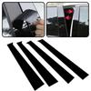 Стойки стоек автомобиля черные для Dodge Ram 1500/2500/3500 Crew/Quad/Extended Cab 2002-2008, накладка на окно, наклейка на полосу колонки BC