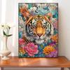 5d DIY Алмазная картина вышивка крестом тигр алмазная вышивка мозаика цветы полный круглый дрель домашний декор