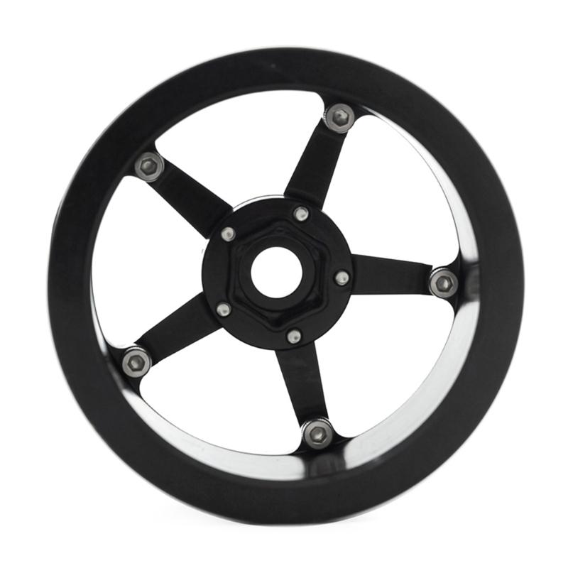 Wheel Hub Set for Axial SCX10 2.2 Universal Durable Metal Beadlock Wheel Rims RC Crawler Car Wheels Replacement Parts