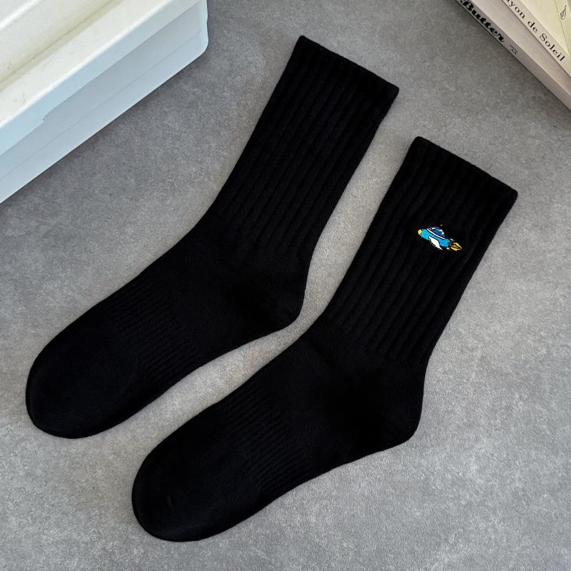 Cityboy Space Planet Mid-Calf Socks for Men & Women - Trendy West Coast Skateboarding Street Style