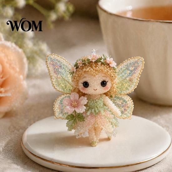 Beaded Animal Craft Set 1 3D DIY Kit, Beading Art Crafts Kit with Beadwork Instructions, Handmade Insect Bird Fairy for Kids Adults Beginners