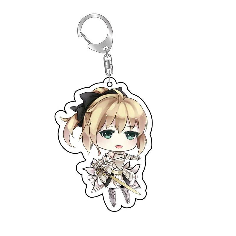 Fate Stay Night Тосака Рин Алтрия Пендрагон Милый Мультяшный Брелок Kawaii Брелоки Части для Сумки и Модный Подарок