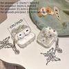 ins transparent three-dimensional butterfly suitable for AirPods1/1st generation protective case Apple pro/1 wireless bluetooth headset cover
