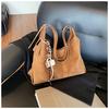 IELGY Retro Commuter Tote Bag Large Capacity Portable Shoulder Bag