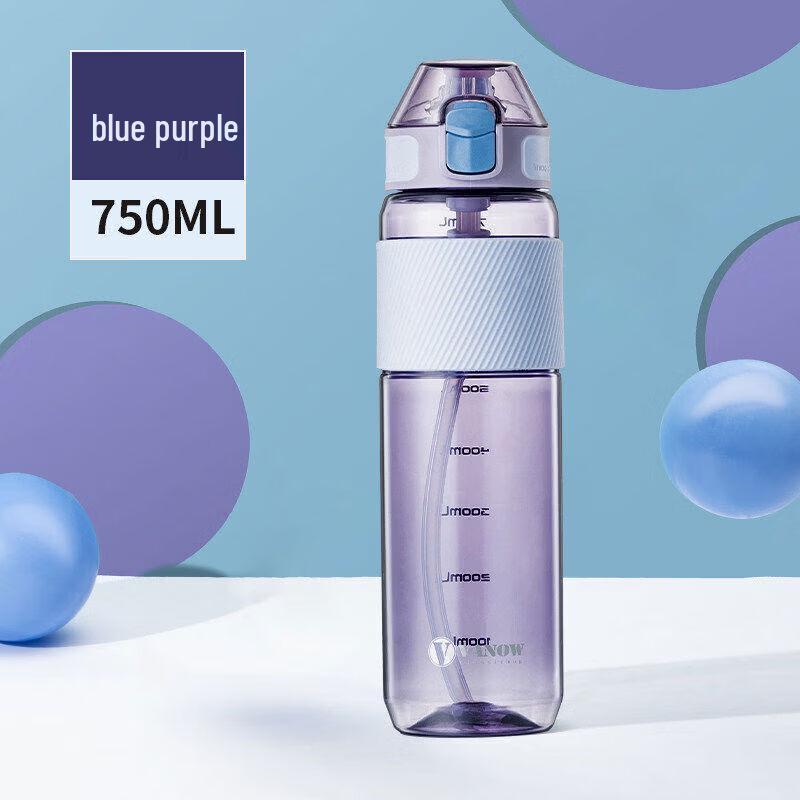Спортивная бутылка для воды Vanow Tritan, герметичная, с трубочкой