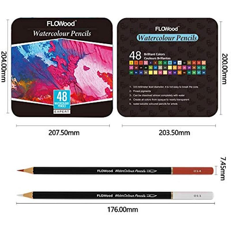 Набор акварельных/масляных карандашей, художественные принадлежности, мягкие профессиональные акварельные карандаши для взрослых, цветные карандаши, идеально подходящие для рисования