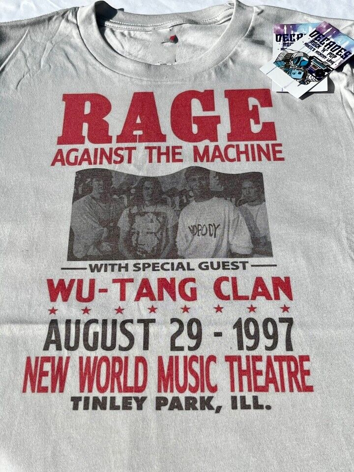 SALE Rage Against the Machine Tour Unisex T shirt Full Size S-3XL Unisex T-Shirt