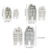 House Candle Molds Multiple Window House Resin Molds for Making Candle Cake Fondant Room Decorations Gypsum Ornaments