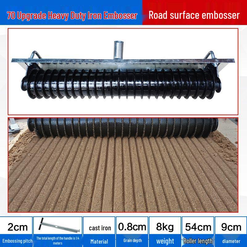 Concrete Pavement Texturizer and Anti-Slip Groover Roller Machine