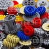 TEESE 233-Piece Technic - Lego Compatible Parts, Technic Gears, Axles, Pins, Wheel Absorbers, Shock Differential Tire Tracks for Technic Projects