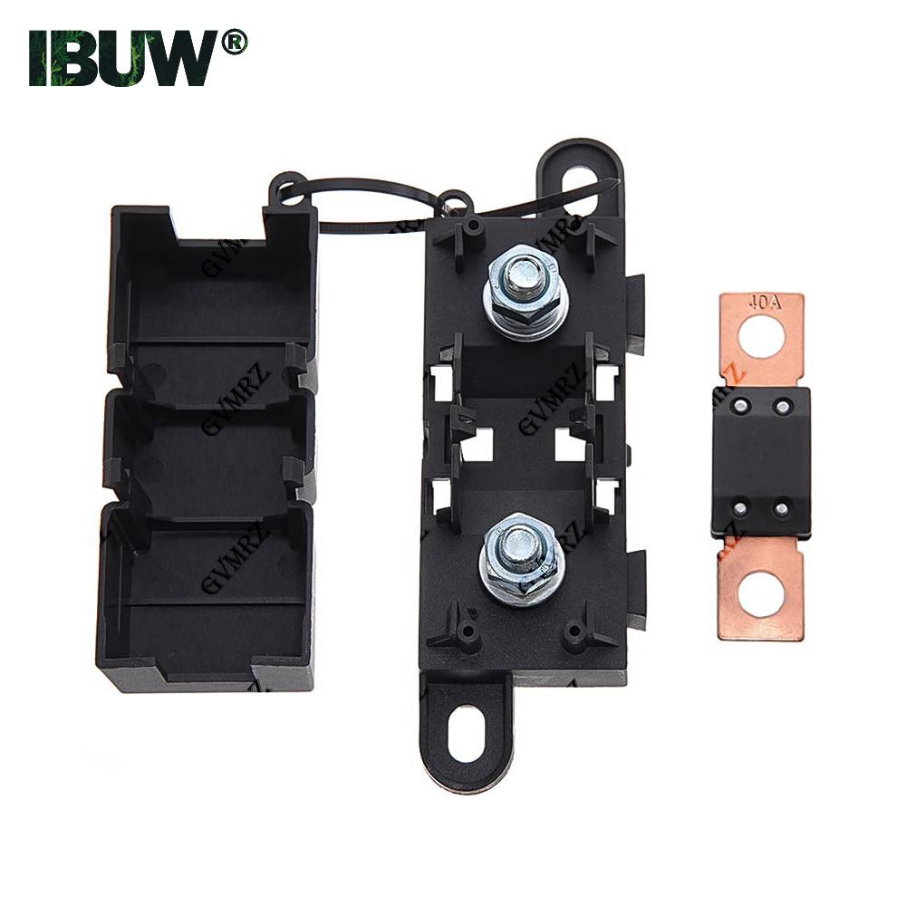 1PCS 30A 60A 80A ANM-H3 100A 125A 32V MEGA Auto Fuse Holder/ANM Bolt-on blade fuse holder Flat Type Fuse175A 200A 225A 500A Fuse Holders1