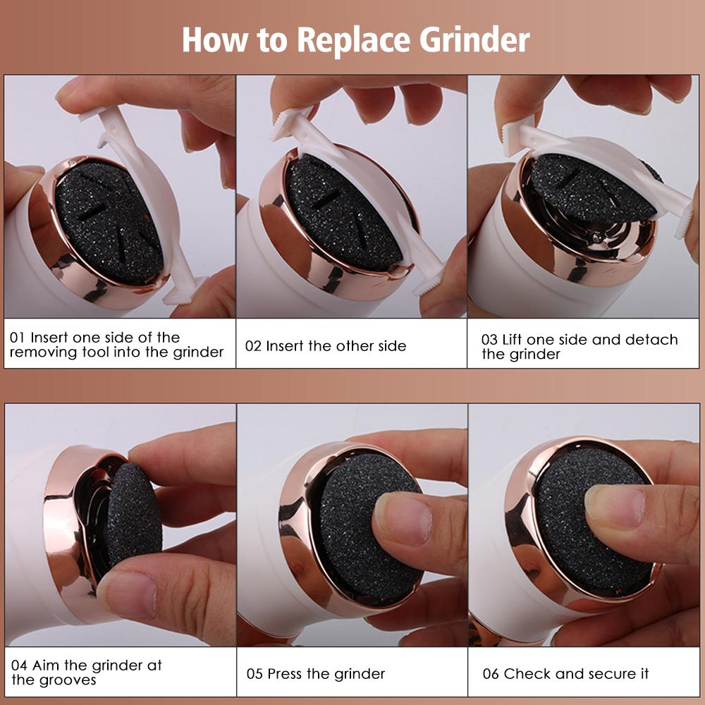 Электрическая пилка для ног, отшелушивающая мозоли, пилка для ног, педикюрный инструмент, шлифовальная машина для ног, пылесос для отшелушивания мозолей