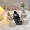 Platform Small Leather Shoes Women's Spring and Summer 2025 New Retro Thick High-heeled Pearl Mary Jane Single Shoes