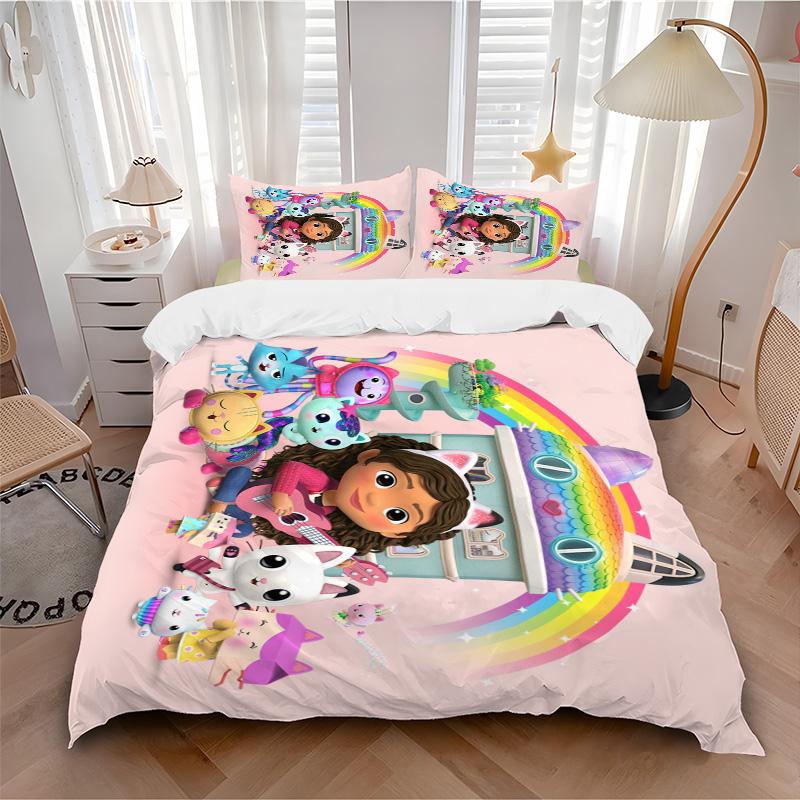 Rainbow Friends Bedding 3 Piece Set Hd Print Duvet Cover Pillowcases For Teens Adult Bedroom Decoration Christmas Gift C9211895