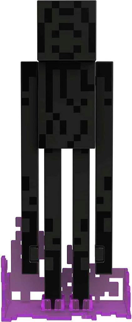 Mattel Minecraft Enderman Diamond Фигурка с аксессуарами Grass Block Enderman Размер 15 см приблизительно. [Элемент]