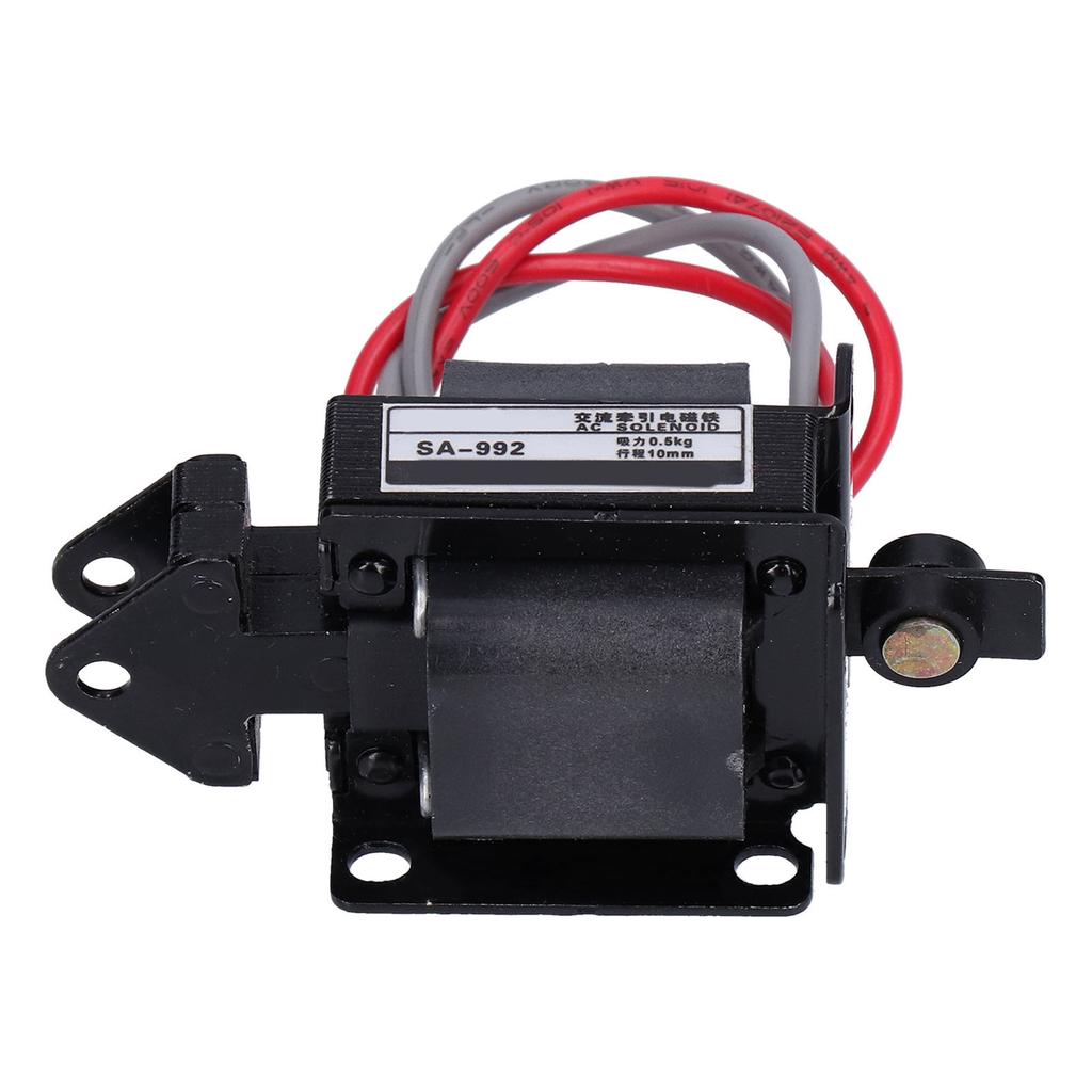 BERM Push Pull Electromagnet Traction Solenoid 0.5KG Suction 10mm Stroke SA?992 AC220V