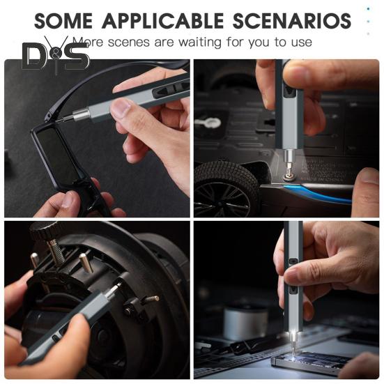 Набор электрических отверток 68 в 1, аккумуляторный, 5 настроек крутящего момента, прецизионный электроинструмент, магнитные биты для отверток, набор отверток