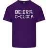 Beer OClock Funny Alcohol Drunk Humour Unisexs Light Cotton TShirt
