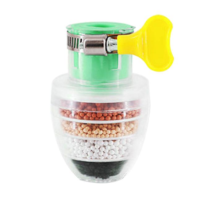 Фильтр для кухонного крана, 5-слойные фильтры для очистки воды, фильтрация с активированным углем, распылительная головка, насадка для чистки крана, аксессуары