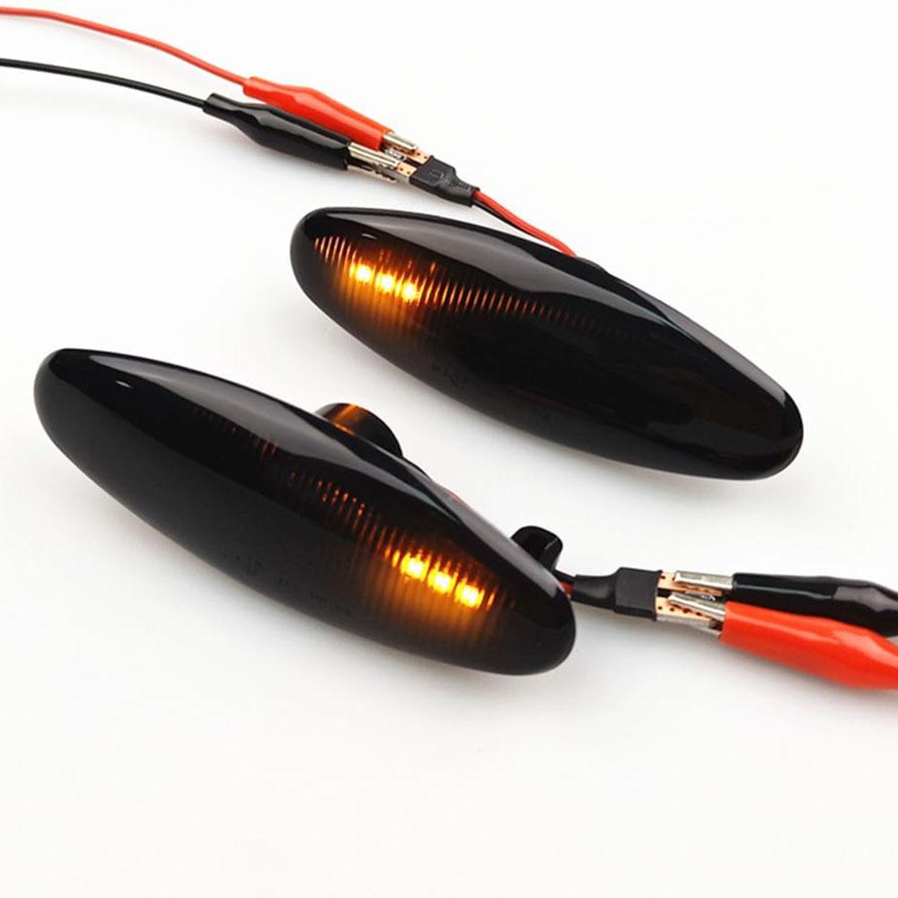 1 пара светодиодных динамических боковых габаритных огней для Jaguar XK8 S-Type XJ X350