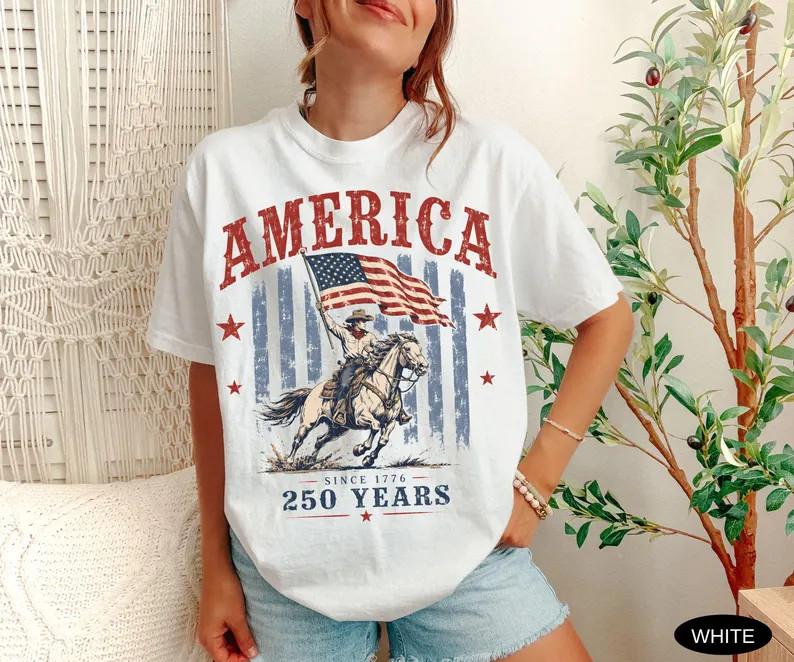 USA 250th Anniversary Shirt, 250 Years of Freedom 4th of July Tee