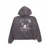 Стильная потертая толстовка с винтажным принтом портрета советской эпохи. Унисекс. Уличный стиль. Хлопковый пуловер. Осень.