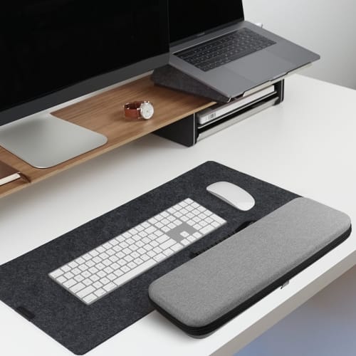 Geekria Compatible Hardshell Travel Carrying Case for Apple Magic Keyboard with Numeric Keypad and Apple Magic Mouse, Wireless Portable